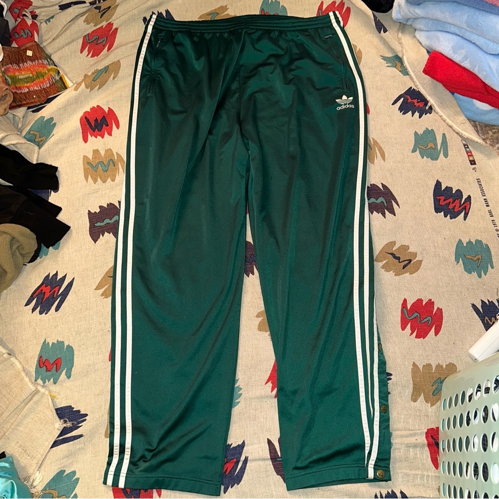 Vintage adidas Originals 3 Stripes Adibreak Tear Away Track Pants - Picture 4 of 8